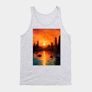 New York sunset I Tank Top